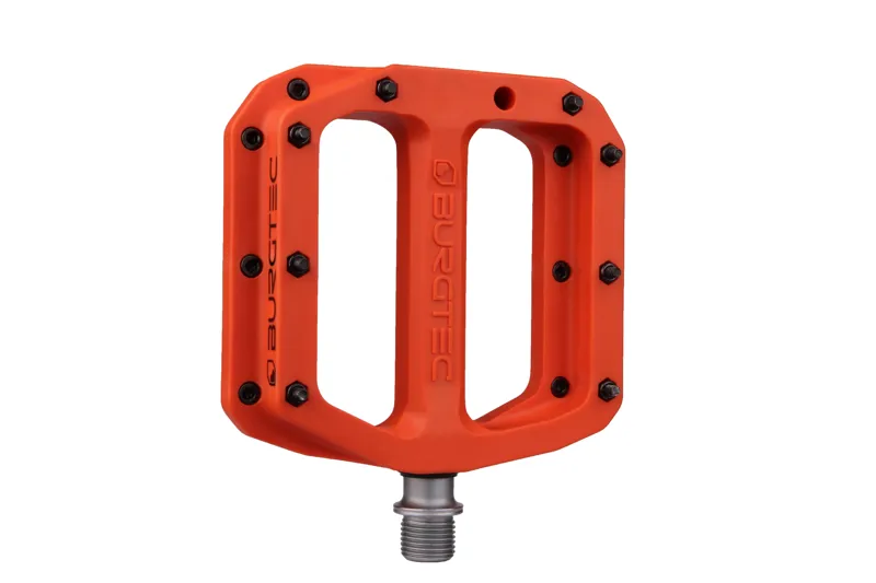 Burgtec MK4 Composite Platform Pedals - Iron Bro Orange