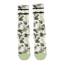 Burgtec Everyday Crew Patterned Socks - Snazzy Sage