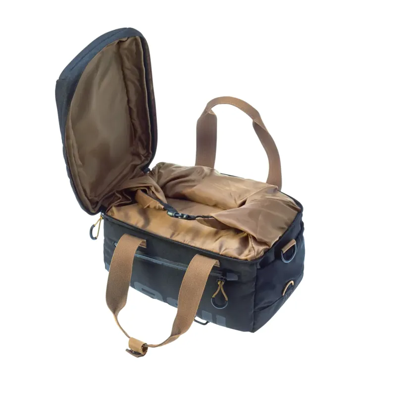 Basil Miles Trunk Bag MIK 7 Litre - Black/ Grey-2