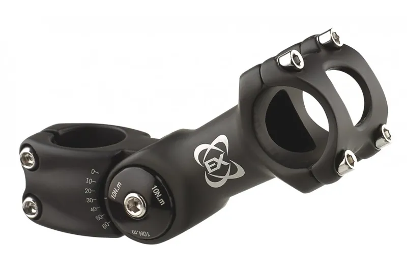SystemEx Adjustable Handlebar Stem 31.8mm Clamp - Black