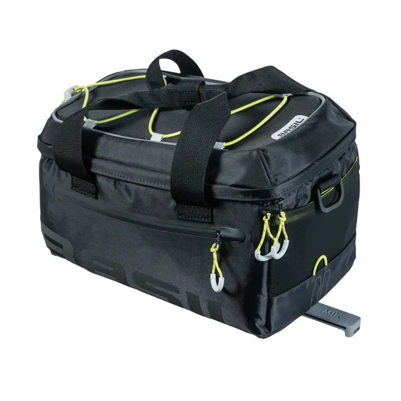 Basil Miles MIK 7 Litre Trunk Bag - Black/ Lime-2