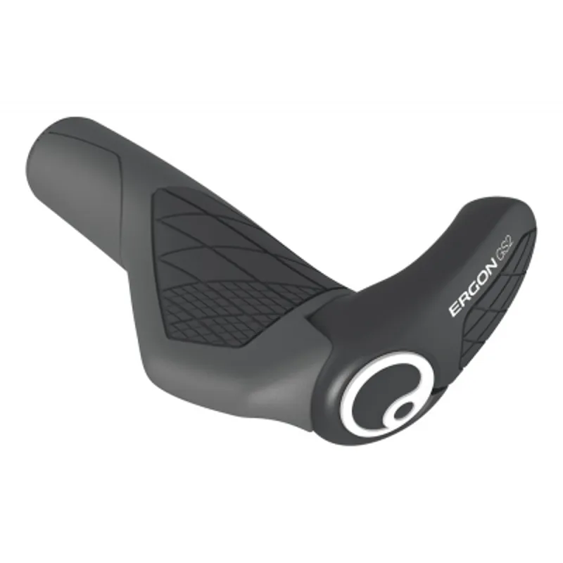 Ergon GS2 Ergonomic Handlebar Grips With Barends - Black