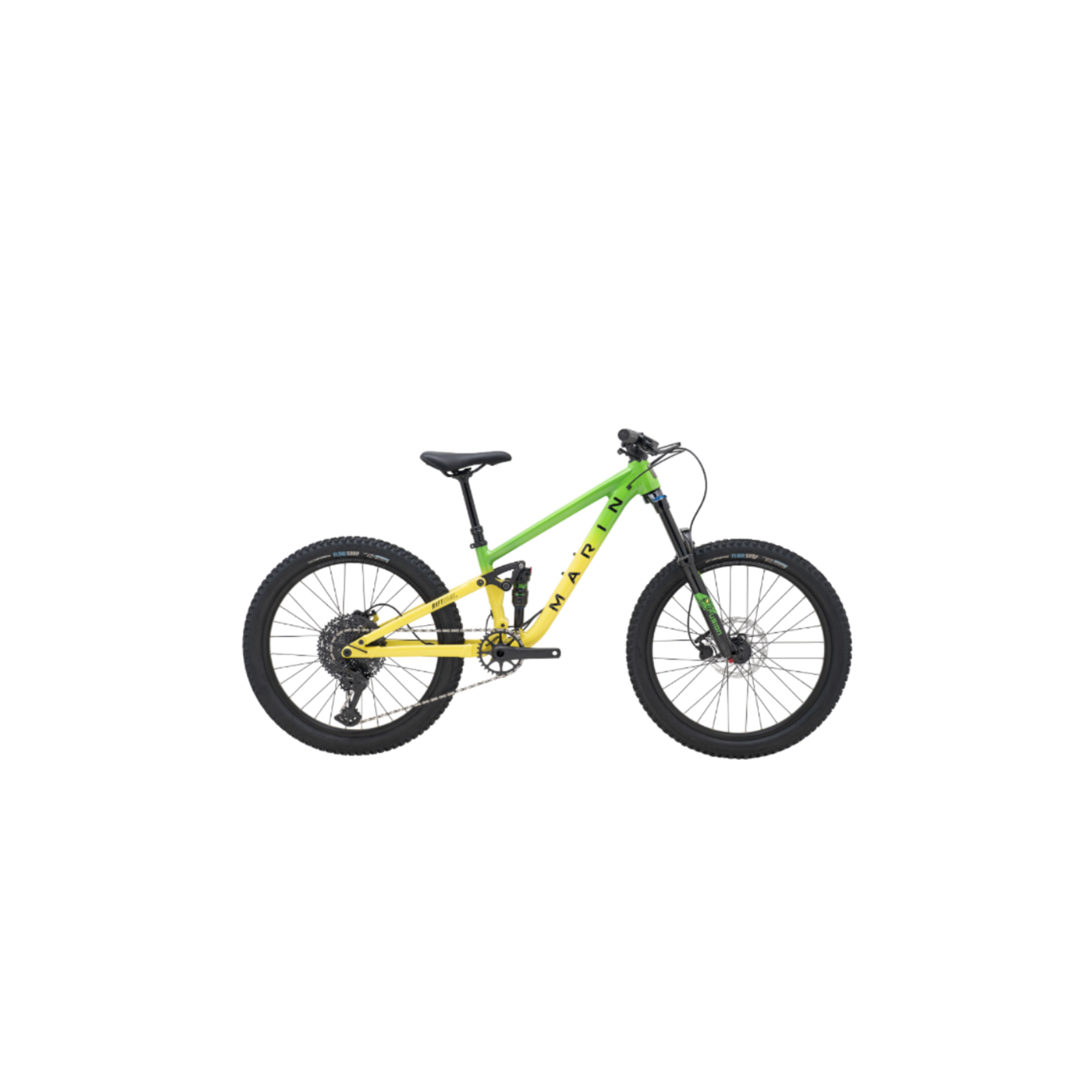 Marin Rift Zone Jr 24 Kids Mountain Bike Gloss Green/ Yellow