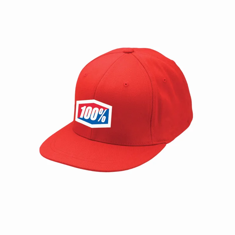 100 Percent J-FIT Flexfit Hat - Red