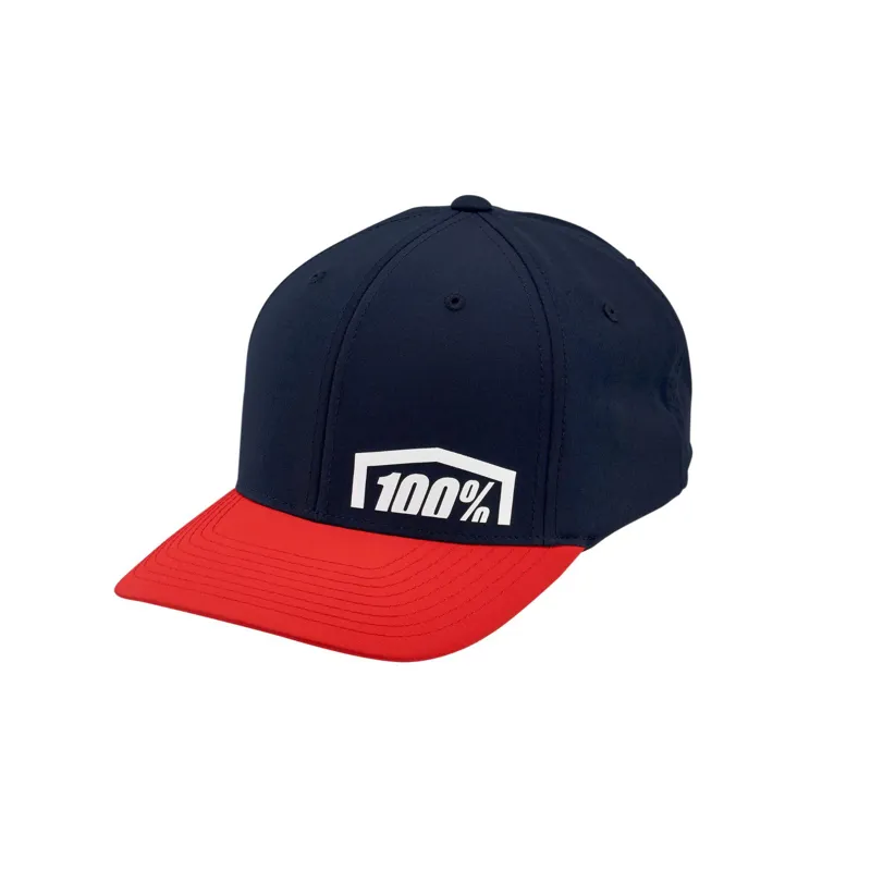 100 Percent Revolt X-Fit Flex Cap - Red
