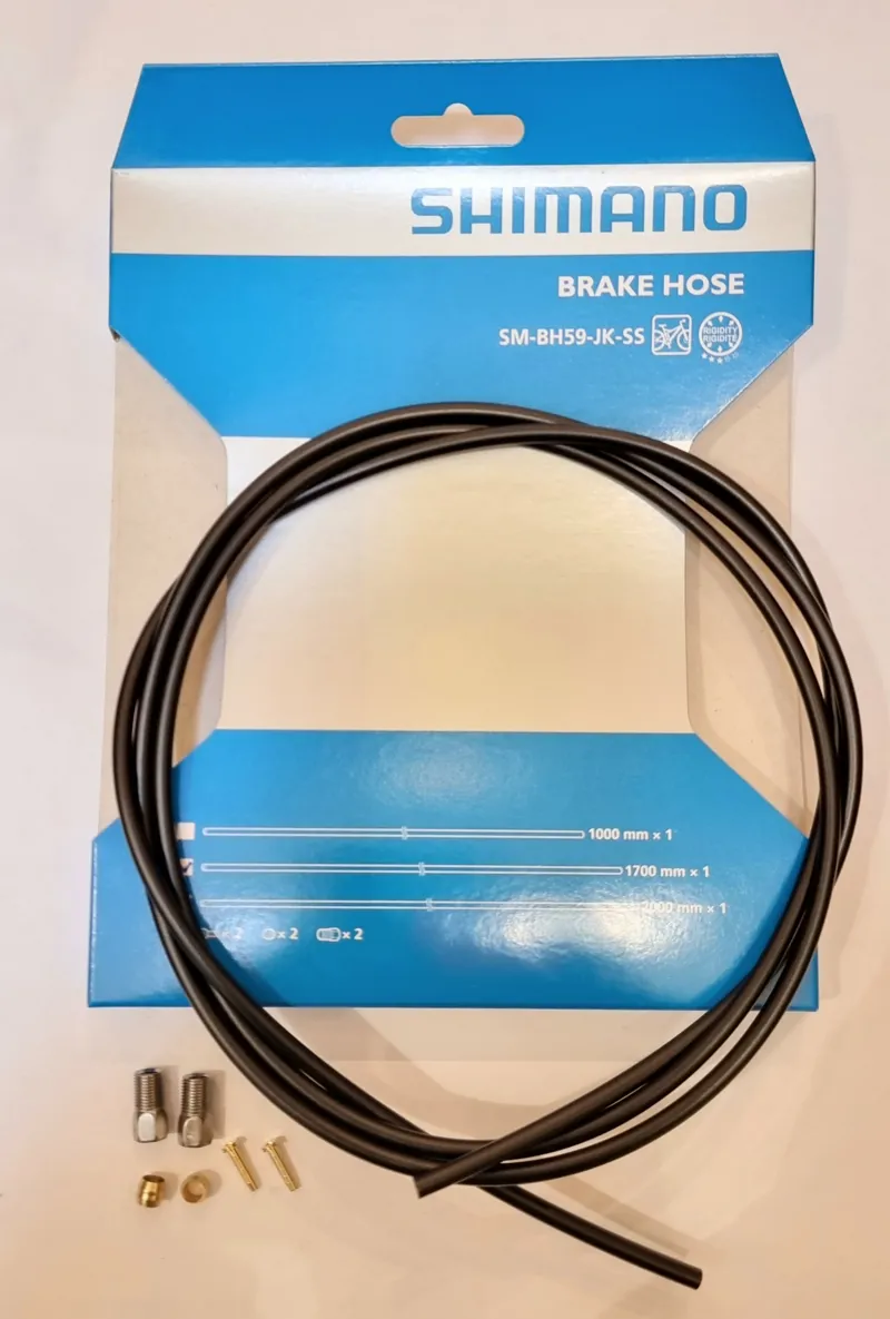 Shimano BH59-JK-SS - Straight Disc Brake Hose - 1700mm - Black