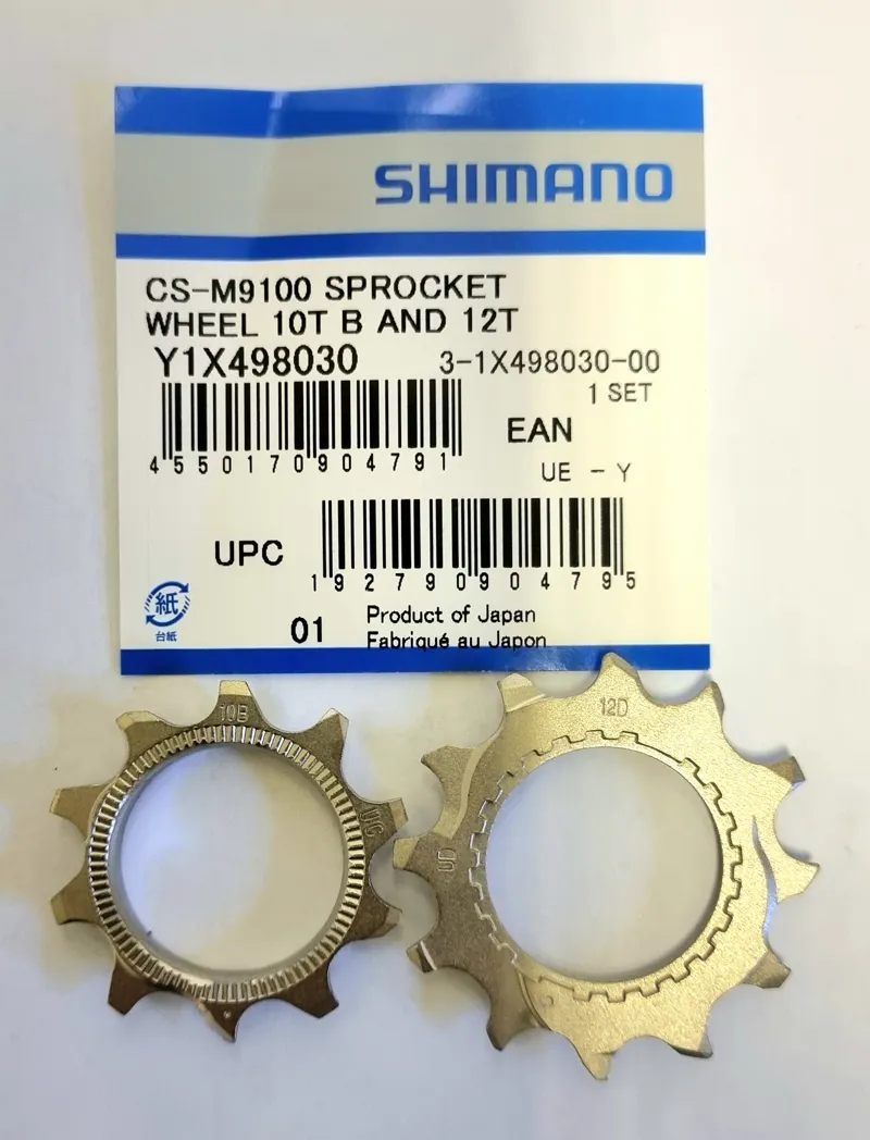 Shimano CS-M9100 Sprocket 10/ 12 Teeth - Silver-1