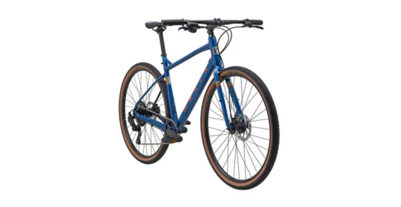 Marin DSX Flat Bar Gravel Bike - Gloss Blue/ Orange-1