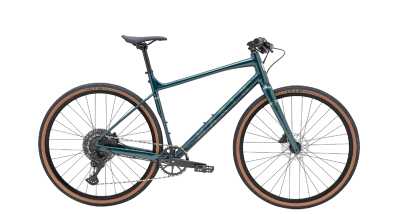 Marin DSX 1 Flat Bar Gravel Bike - Gloss Green/ Silver