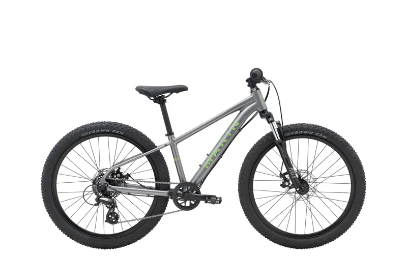 Marin Bayview Trail 24 Kids Mountain Bike - Gloss Grey/ Green