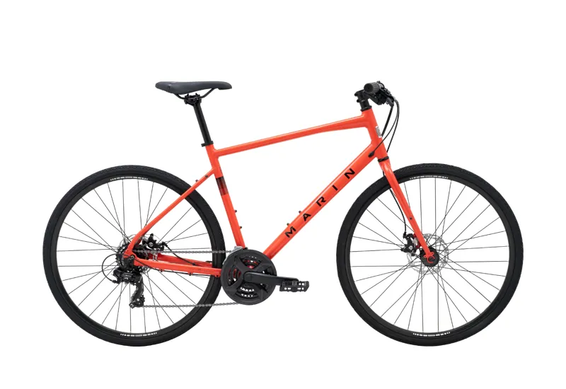 Marin Fairfax 1 Hybrid Bike - Gloss Orange