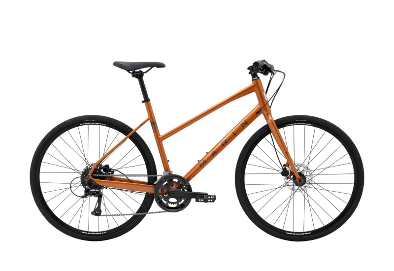 Marin Fairfax 2 ST Flat Bar Hybrid Road Bike - Gloss Copper/ Grey