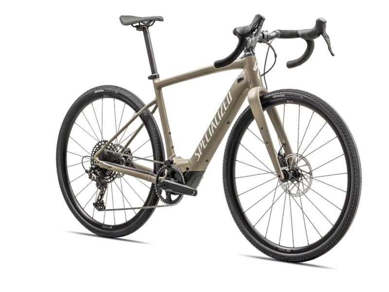 Specialized Creo 2 Comp E5 E.Road Bike - Satin Taupe/ Birch-1