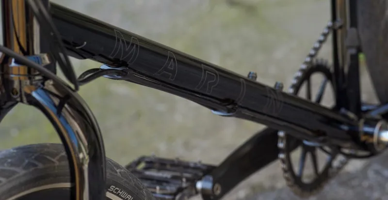 Marin Muirwoods Flat Bar Hybrid Bike - Satin Black/ Reflective Black-4