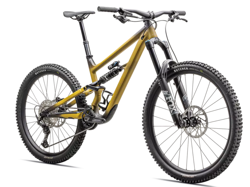 Specialized Status 2 170 All Mountain Bike - Satin Harvest Gold Tint/ Obsidian/ Dune White-1