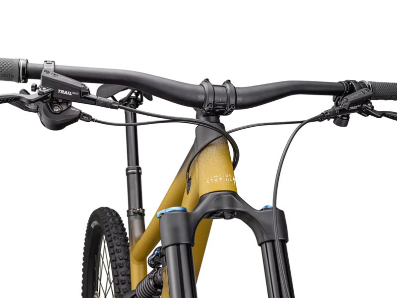 Specialized Status 2 170 All Mountain Bike - Satin Harvest Gold Tint/ Obsidian/ Dune White-3