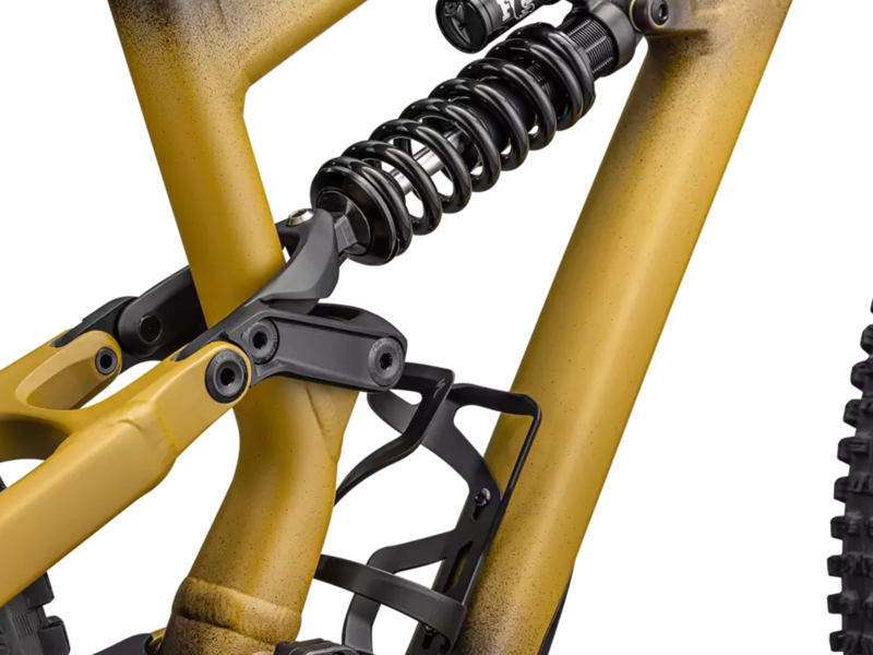 Specialized Status 2 170 All Mountain Bike - Satin Harvest Gold Tint/ Obsidian/ Dune White-5