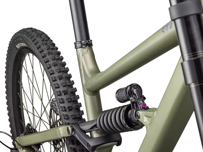 Specialized Status 2 170 DH Downhill Mountain Bike - Satin Metallic Spruce/ Purple Haze-4