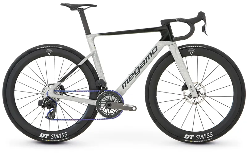 Megamo Pulse 02 Road Race Bike - White SLR