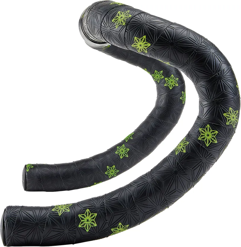 Supacaz Super Sticky Kush Galaxy Tape - Neon Yellow Print/ Ano Black