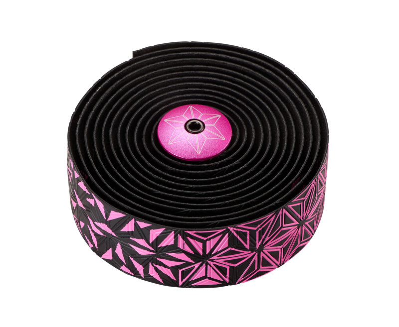 Supacaz Super Sticky Kush Star Fade Tape - Neon Pink/Neon Pink-2