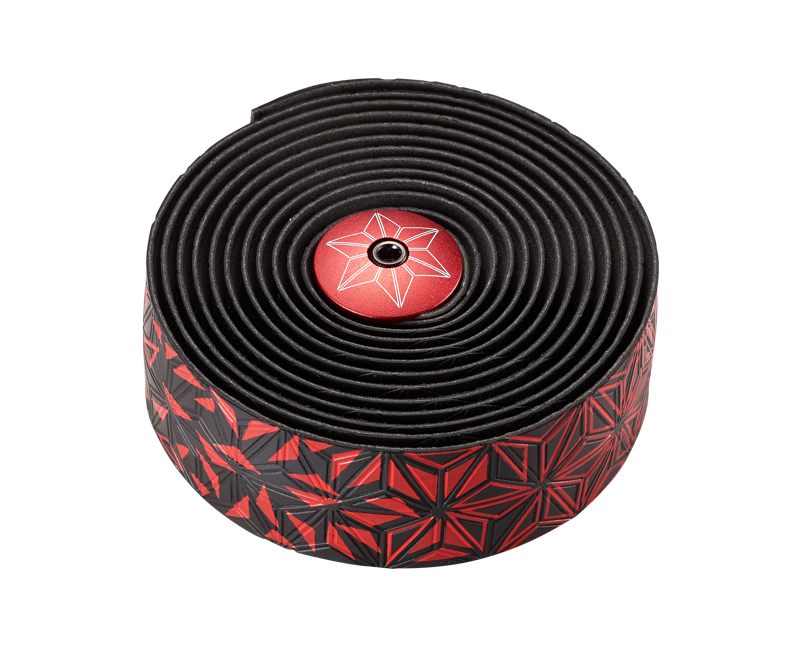 Supacaz Super Sticky Kush Star Fade Tape - Red/Ano Red-2