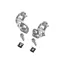 Magura Handlebar Clamp Shiftmix 3 For SRAM Matchmaker Shifters - Silver