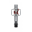 Crankbrothers Eggbeater 1 Clipless Pedals - Silver/ Red