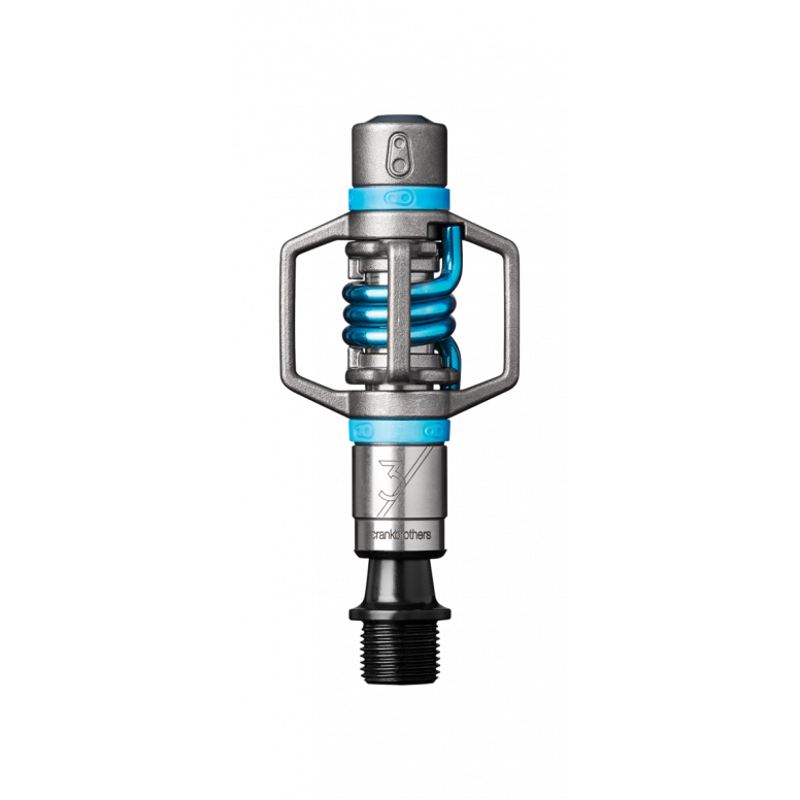 Crankbrothers Eggbeater 3 Clipless Pedals - Silver/ Blue