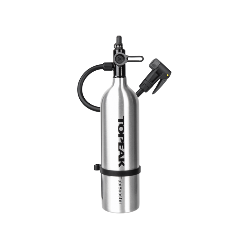 Topeak Tubibooster X Tubeless Tyre Booster Pump - Silver-1