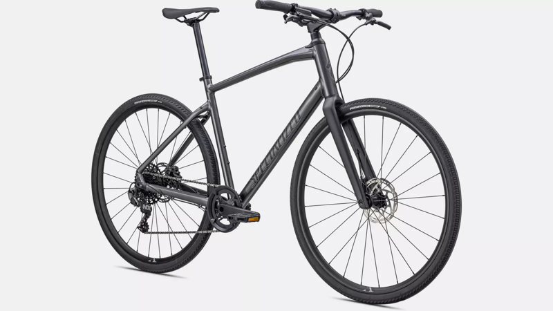 Specialized Sirrus X 4.0 Hybrid Bike - Gloss Smoke/ Cool Grey/ Black-1