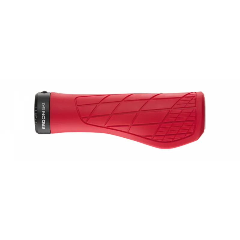 Ergon GA3 Ergonomic Grips - Risky Red-1