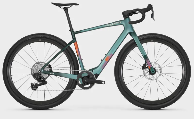 Megamo Along 03 Avinox E.Gravel Bike - Satin Pop Green