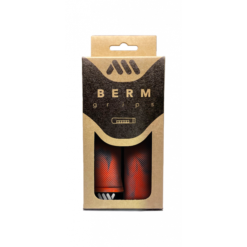 All Mountain Style Berm Grips - Red-1