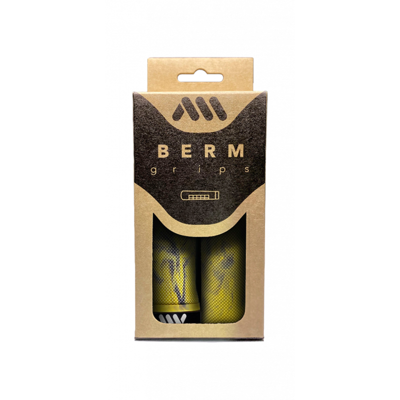 All Mountain Style Berm Grips - Yellow-1