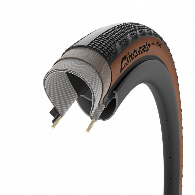 Pirelli Cinturato All Road Classic Gravel Tyres - Tan-1