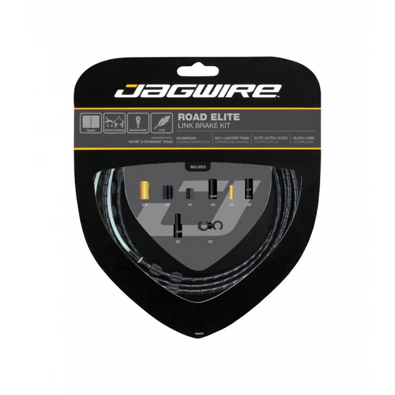 Jagwire Road Elite Link Brake Cable Kit - Black