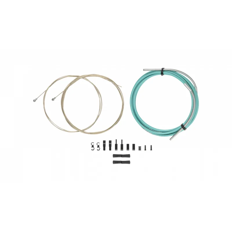 Jagwire Road Pro Brake Cable Kit - Bianchi Celeste-1