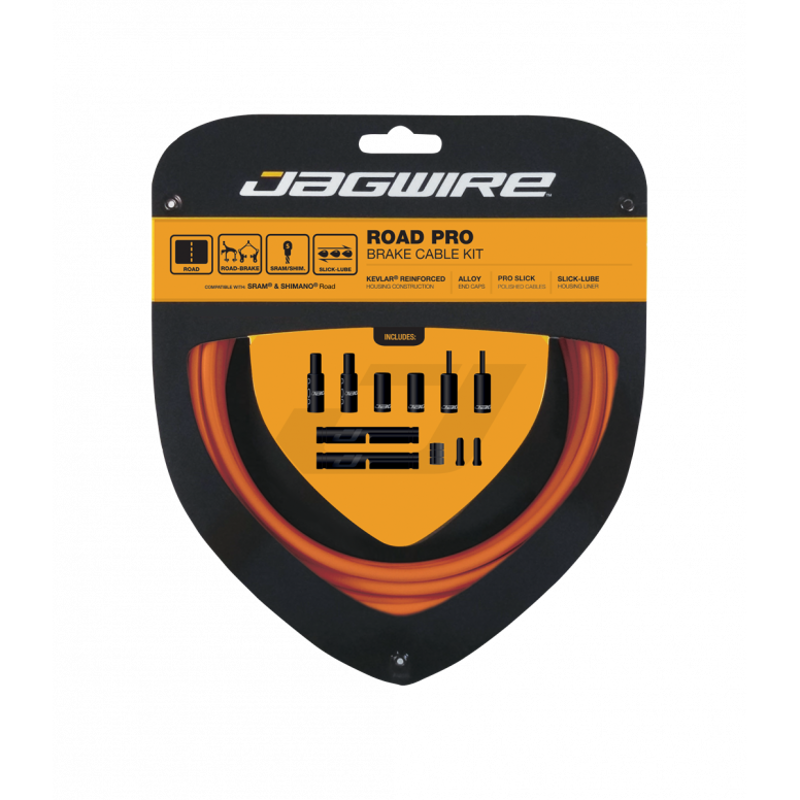 Jagwire Road Pro Brake Cable Kit - Orange