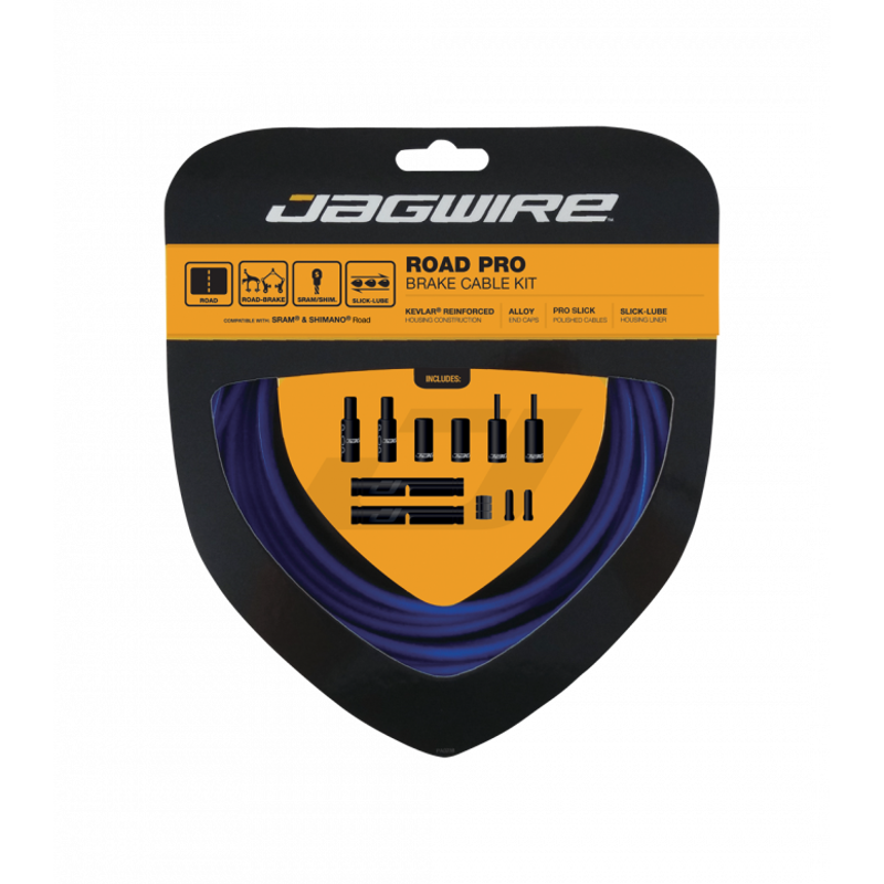 Jagwire Road Pro Brake Cable Kit - SID Blue