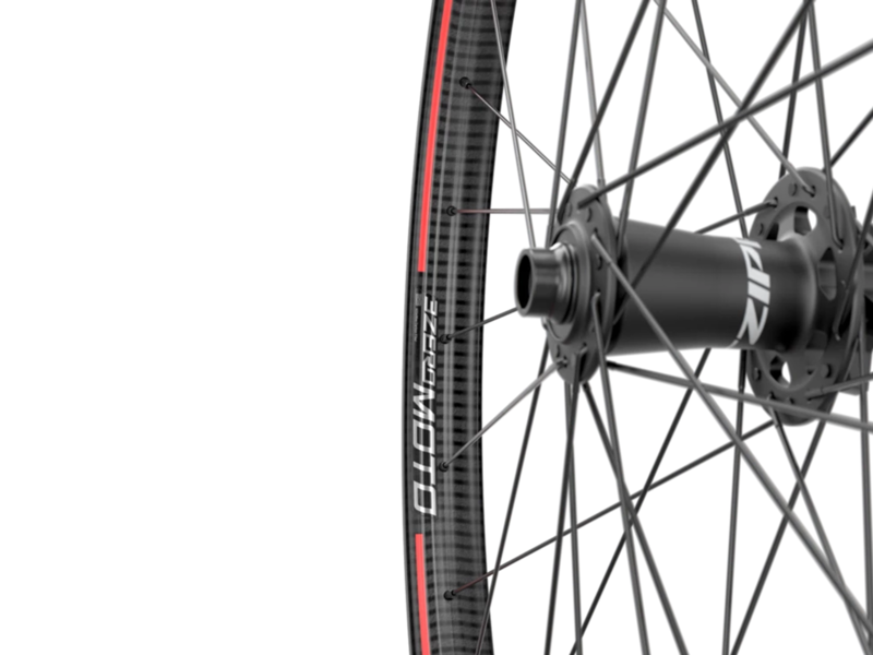 Zipp 3ZERO Moto Tubeless Wheels - Front - Silver Logo/ Silver Line-1