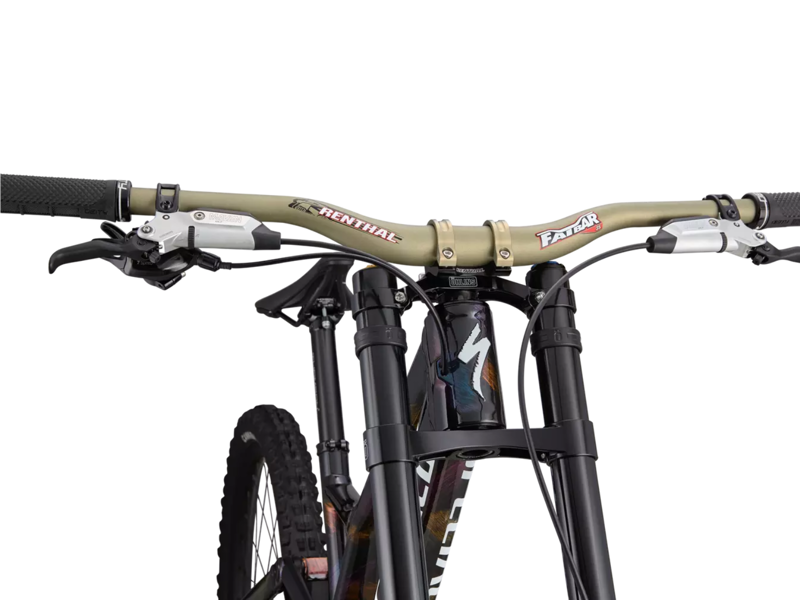 Specialized Demo Race Downhill Mountain Bike - Gloss Obsidian/Brushed/ Chameleon Supernova-4