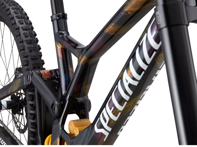 Specialized Demo Race Downhill Mountain Bike - Gloss Obsidian/Brushed/ Chameleon Supernova-5