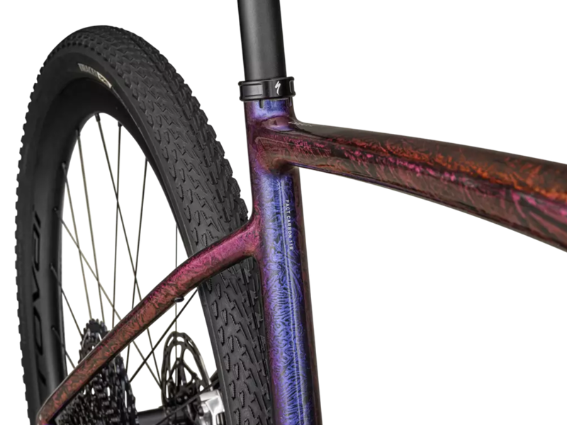 Specialized S-Works Turbo Creo 2 Gravel E.Bike - Gloss Carbon/ Red To Blue Strata/ Satin Liquid Silver-5