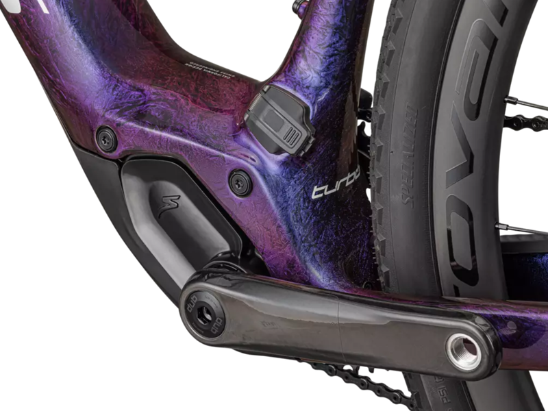 Specialized S-Works Turbo Creo 2 Gravel E.Bike - Gloss Carbon/ Red To Blue Strata/ Satin Liquid Silver-6