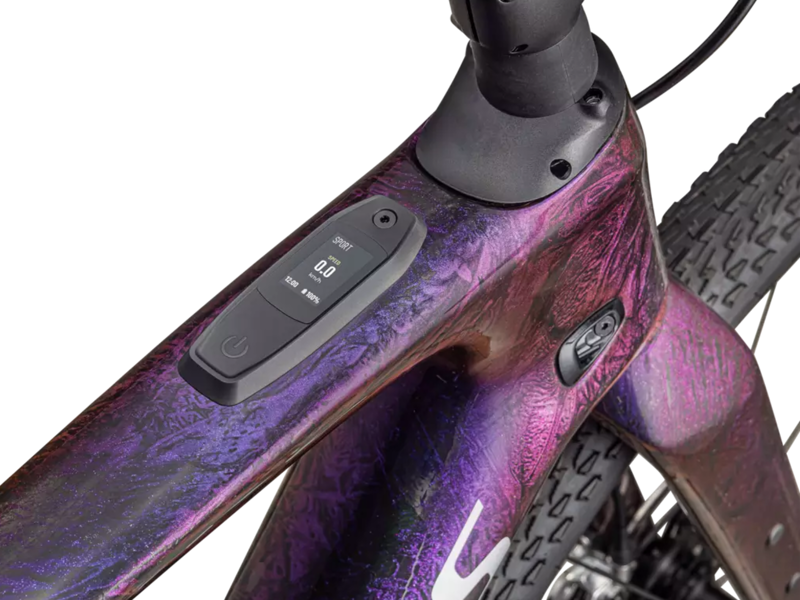 Specialized S-Works Turbo Creo 2 Gravel E.Bike - Gloss Carbon/ Red To Blue Strata/ Satin Liquid Silver-7