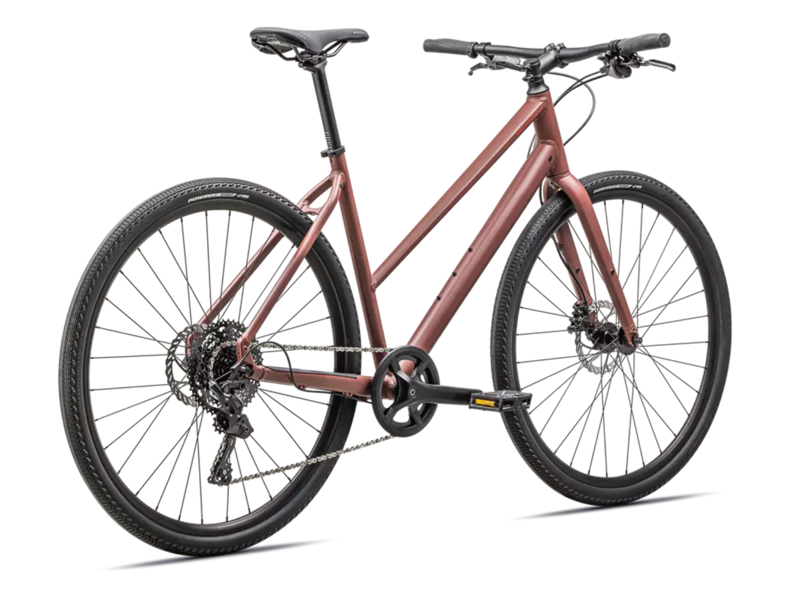 Specialized Sirrus X 2.0 Step-Through Hybrid Bike - Satin Spice/ Orange Reflective-2