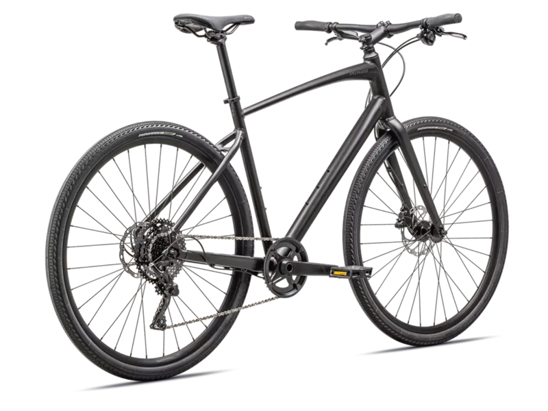 Specialized Sirrus X 3.0 Hybrid Bike - Satin Obsidian/ Smoke Reflective-2