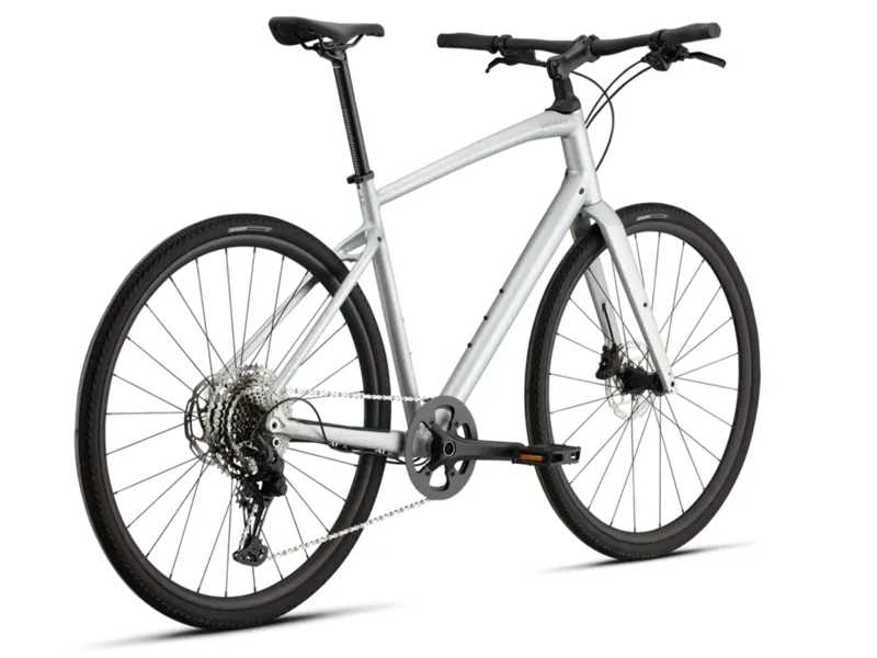 Specialized Sirrus X 4.0 Hybrid Bike - Satin Silver Dust/ Cool Grey-2