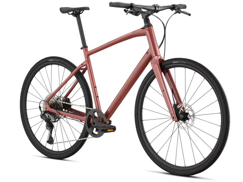 Specialized Sirrus X 4.0 Hybrid Bike - Satin Spice/ Gunmetal Reflective-1